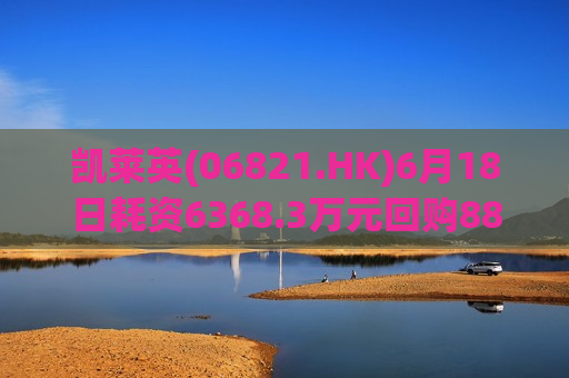 凯莱英(06821.HK)6月18日耗资6368.3万元回购88.3万股A股 第1张 凯莱英(06821.HK)6月18日耗资6368.3万元回购88.3万股A股 第1张