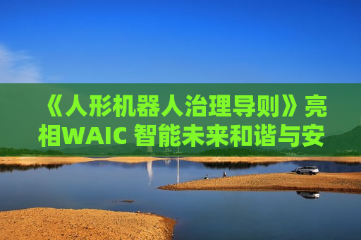 《人形机器人治理导则》亮相WAIC 智能未来和谐与安全是关键