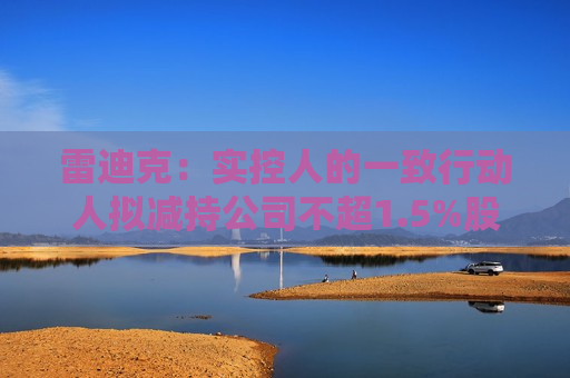 雷迪克：实控人的一致行动人拟减持公司不超1.5%股份