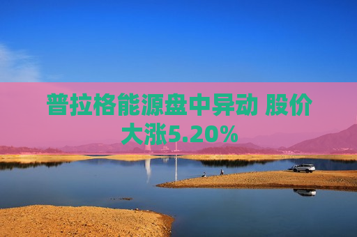 普拉格能源盘中异动 股价大涨5.20%