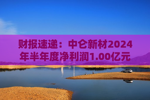 财报速递：中仑新材2024年半年度净利润1.00亿元