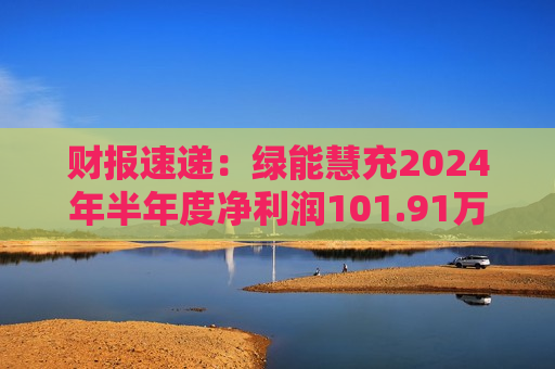 财报速递：绿能慧充2024年半年度净利润101.91万元