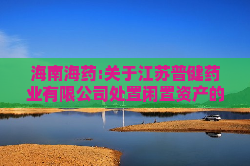 海南海药:关于江苏普健药业有限公司处置闲置资产的公告 第1张 海南海药:关于江苏普健药业有限公司处置闲置资产的公告 第1张