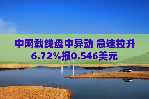 中网载线盘中异动 急速拉升6.72%报0.546美元
