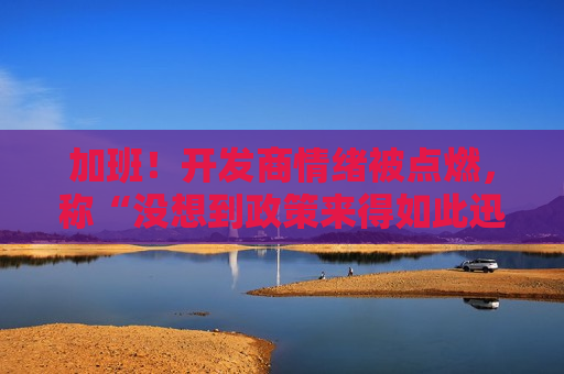 加班！开发商情绪被点燃，称“没想到政策来得如此迅猛”