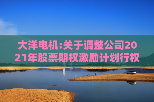 大洋电机:关于调整公司2021年股票期权激励计划行权价格的公告