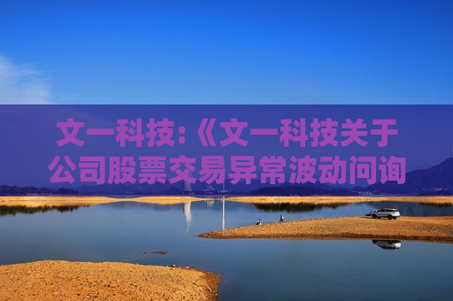 文一科技:《文一科技关于公司股票交易异常波动问询函》的回复(实控人) 第1张 文一科技:《文一科技关于公司股票交易异常波动问询函》的回复(实控人) 第1张