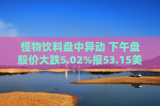 怪物饮料盘中异动 下午盘股价大跌5.02%报53.15美元  第1张