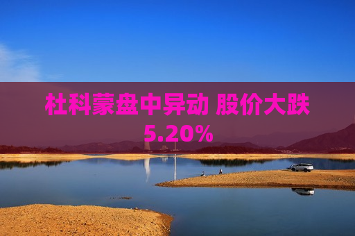 杜科蒙盘中异动 股价大跌5.20%  第1张