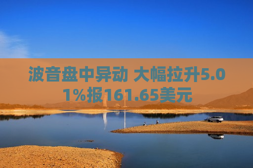 波音盘中异动 大幅拉升5.01%报161.65美元