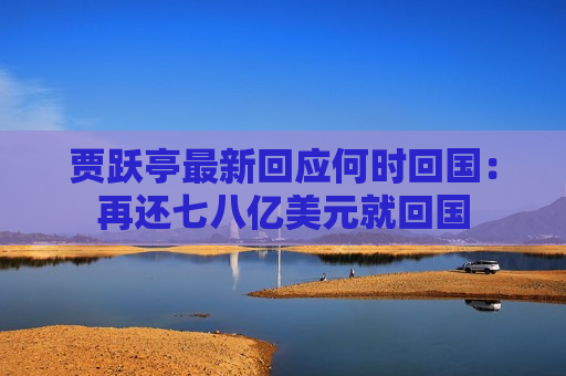 贾跃亭最新回应何时回国:再还七八亿美元就回国 第1张 贾跃亭最新回应何时回国:再还七八亿美元就回国 第1张