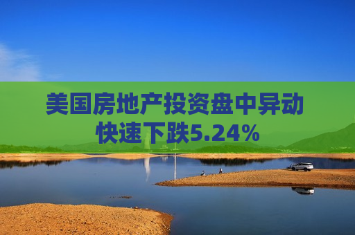 美国房地产投资盘中异动 快速下跌5.24%  第1张