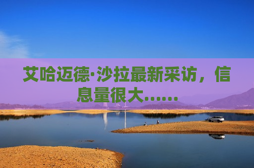 艾哈迈德·沙拉最新采访，信息量很大……