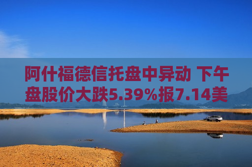 阿什福德信托盘中异动 下午盘股价大跌5.39%报7.14美元