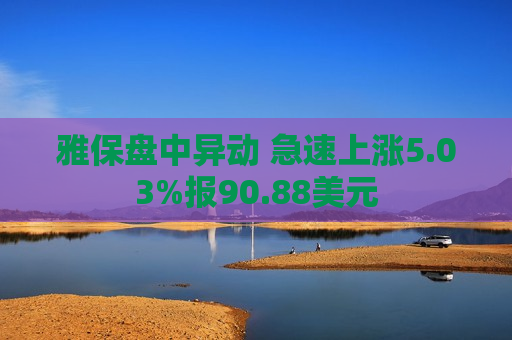 雅保盘中异动 急速上涨5.03%报90.88美元