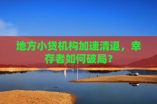 地方小贷机构加速清退，幸存者如何破局？  第1张