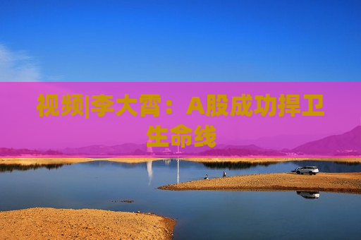 视频|李大霄：A股成功捍卫生命线