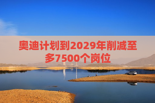 奥迪计划到2029年削减至多7500个岗位