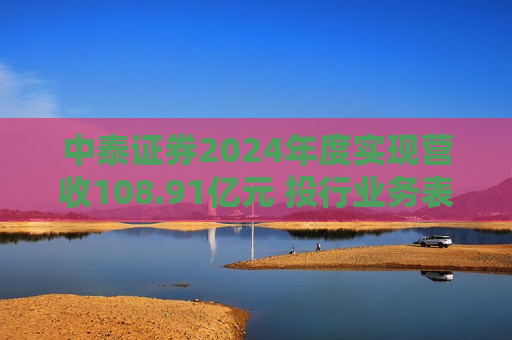 中泰证券2024年度实现营收108.91亿元 投行业务表现相对稳定