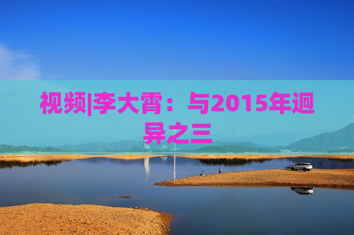 视频|李大霄：与2015年迥异之三