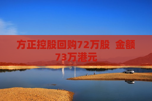 方正控股回购72万股  金额73万港元