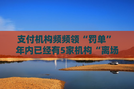 支付机构频频领“罚单” 年内已经有5家机构“离场”
