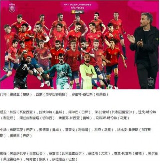 西班牙足球队队员名单(西班牙足球队队员名单大全)