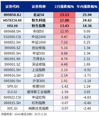 2月绩优基金|股混基金年内最高涨幅超63%