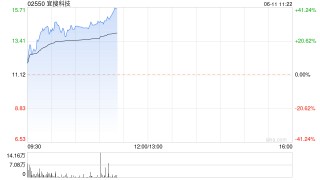 宜搜科技上市次日一度涨超32% 较招股价累涨超156%
