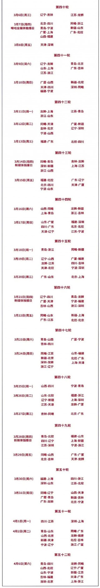 山东vs新疆赛程(山东对新疆比赛录像)