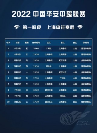 足球中超联赛赛程表(中超联赛足协杯赛程表)