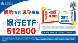 高股息逆市走强，工农中建齐探新高，银行ETF（512800）涨近2%！“中字头”一马当先，中证A100ETF基金摸高1%