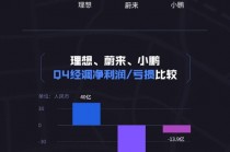 看图：理想、蔚来、小鹏Q4业绩对比