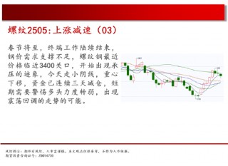 中天期货:螺纹上涨减速 棕榈重心下移