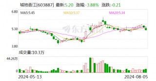 城地香江：8月5日召开董事会会议