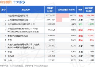 1月5日山东钢铁发布公告，其股东增持6630.04万股