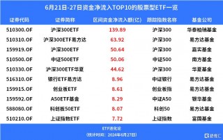 上半年沪深300指数收涨、小盘股指数下跌，超4000亿资金流入ETF市场