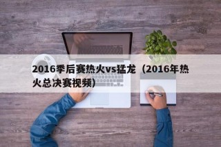 2016季后赛热火vs猛龙（2016年热火总决赛视频）