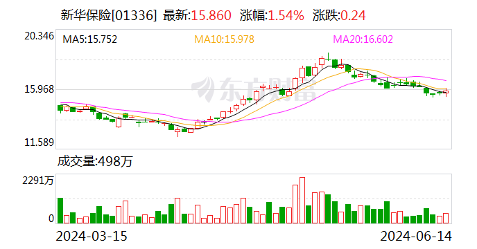 新华保险：前5月累计原保险保费收入为785.7亿元  第2张