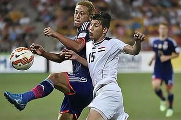 日本对伊拉克足球(日本对伊拉克足球比赛)  第1张