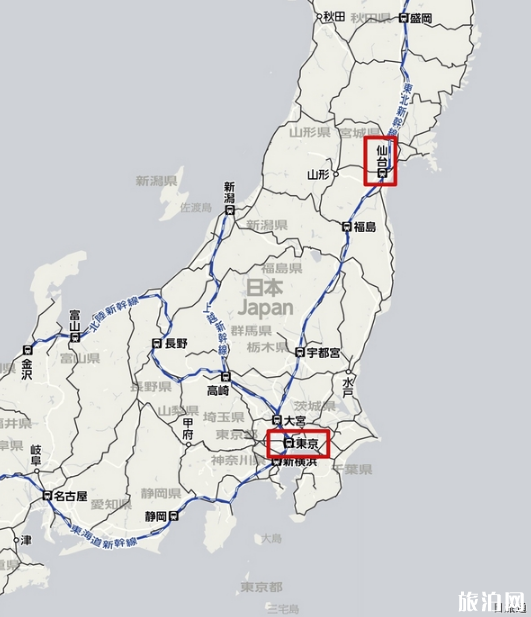东京vs仙台(日本东京仙台地图) 第1张 东京vs仙台(日本东京仙台地图) 第1张